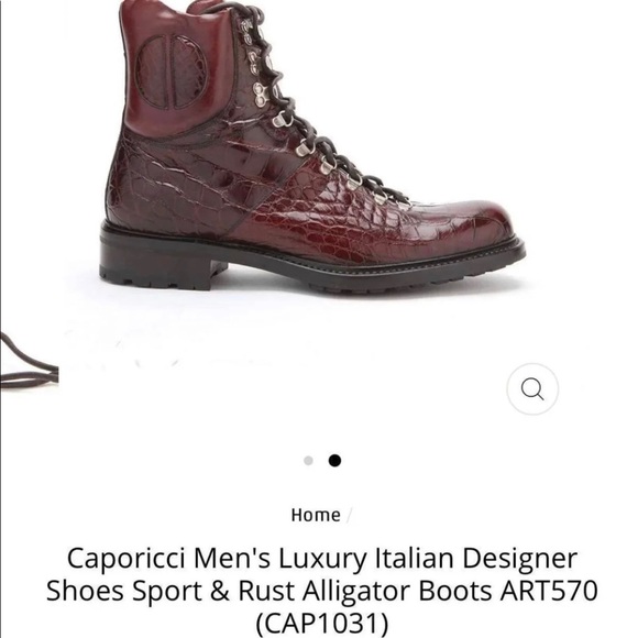 CAPORICCI Alligator boots - Picture 3 of 5